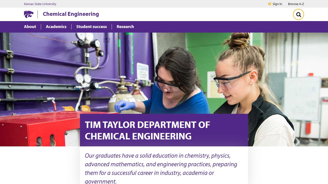 Chemical Engineering | Kansas State University